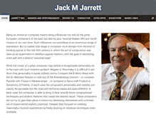 Tablet Screenshot of jackmjarrett.com